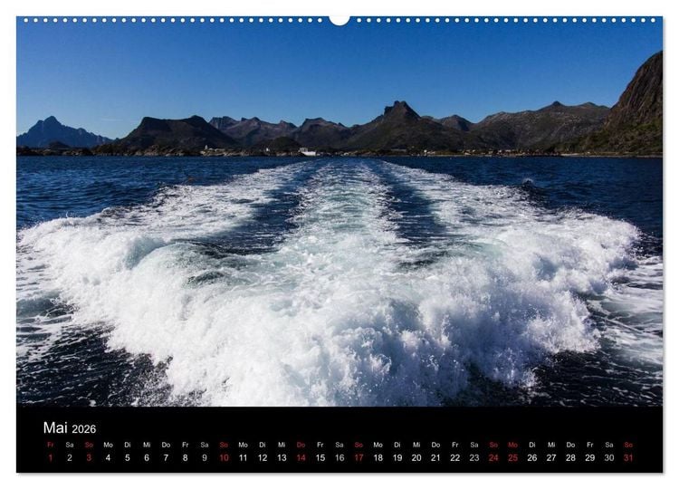 Produktbild: Lofoten - Norwegens magische Inseln (hochwertiger Premium Wandkalender 2026 DIN A2 quer), Kunstdruck in Hochglanz