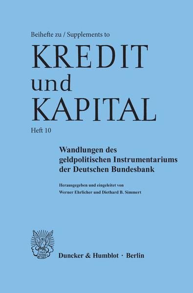 Produktbild: Wandlungen des geldpolitischen Instrumentariums der Deutschen Bundesbank.