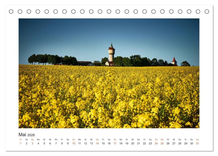Produktbild: Erkundungen um Eichst&auml;tt (Tischkalender 2026 DIN A5 quer), CALVENDO Monatskalender