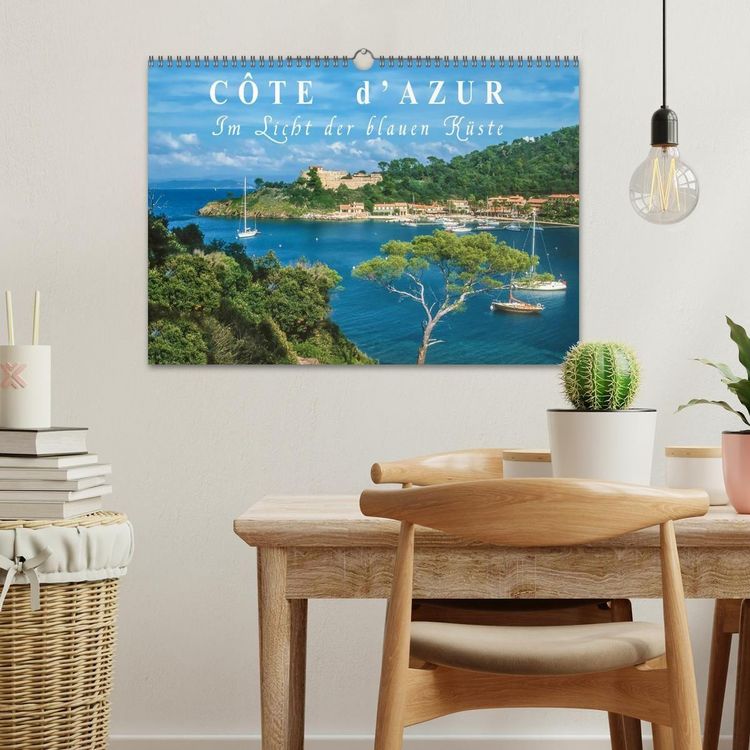 Produktbild: Cote d'Azur - Im Licht der blauen K&uuml;ste (Wandkalender 2026 DIN A3 quer), CALVENDO Monatskalender