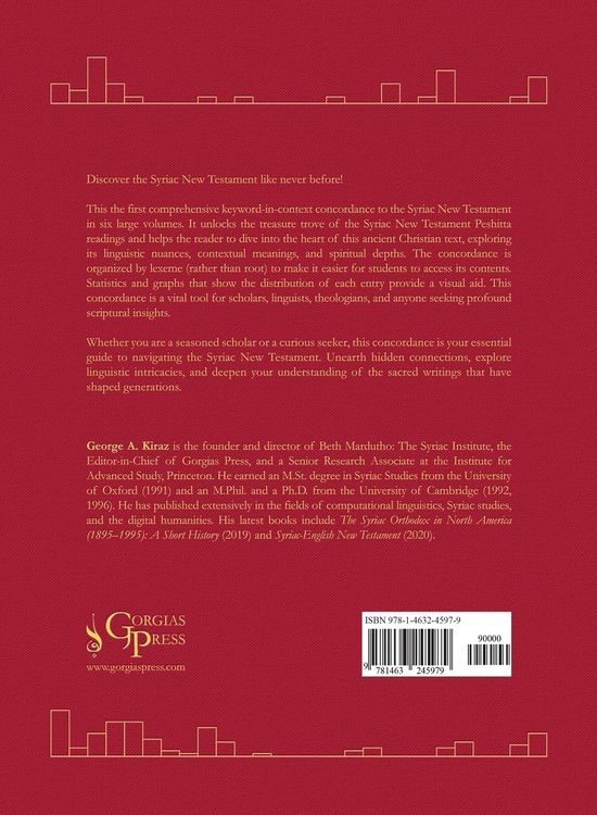 Produktbild: Key Word in Context Concordance to the Syriac New Testament