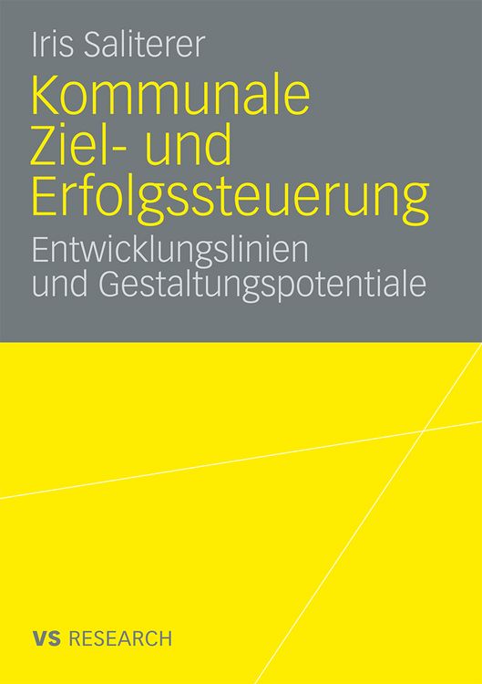 Produktbild: Kommunale Ziel- und Erfolgssteuerung