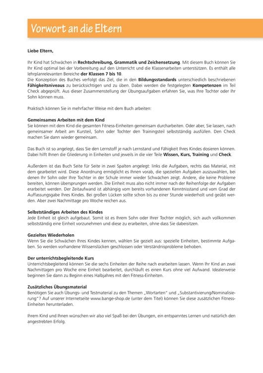 Produktbild: Rechtschreibung, Grammatik und Zeichensetzung. Deutsch Klasse 7-10.