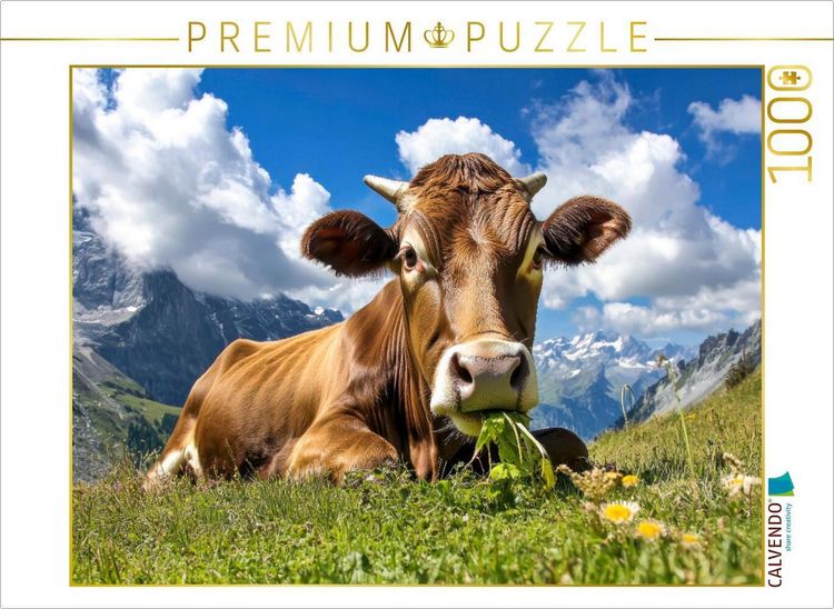 Produktbild: CALVENDO Puzzle So macht das Kauen Spa&szlig; | 1000 Teile Lege-Gr&ouml;&szlig;e 64x48cm Foto-Puzzle f&uuml;r gl&uuml;ckliche Stunden