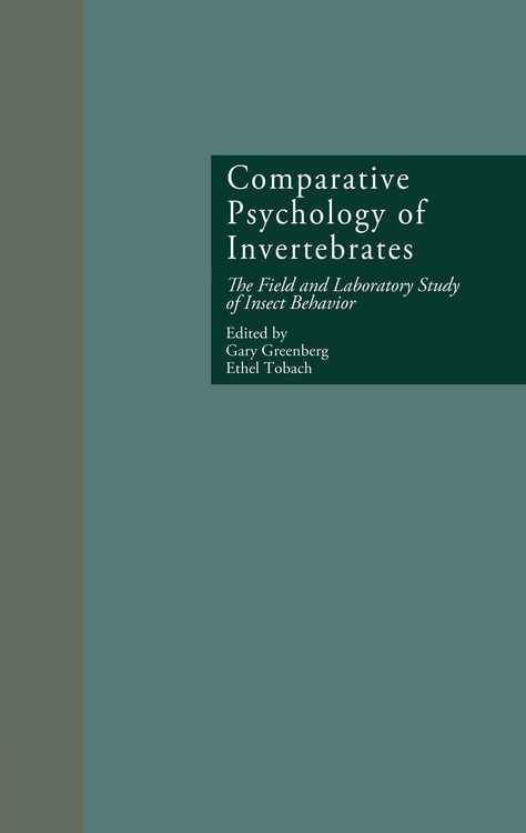 Produktbild: Comparative Psychology of Invertebrates