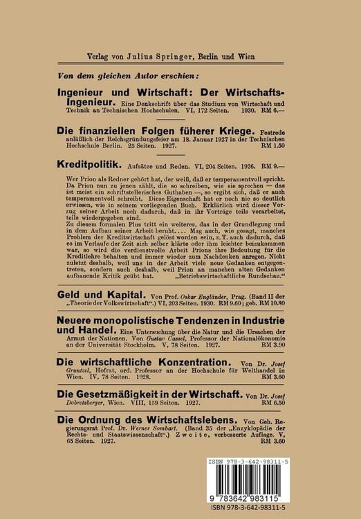 Produktbild: Selbstfinanzierung der Unternehmungen