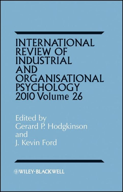 Produktbild: International Review of Industrial and Organizational Psychology 2011, Volume 26