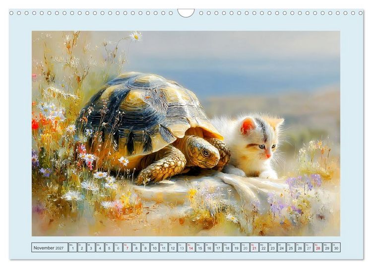 Produktbild: Schildkr&ouml;ten. Gut gepanzert und niemals in Eile (Wandkalender 2027 DIN A3 quer), CALVENDO Monatskalender