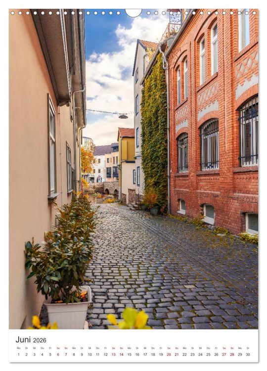 Produktbild: Erfurt - Die romantische Altstadt (Wandkalender 2026 DIN A3 hoch), CALVENDO Monatskalender