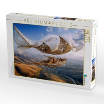 Produktbild: CALVENDO Puzzle Luftsegel im D&auml;mmerflug | 1000 Teile Lege-Gr&ouml;&szlig;e 64x48cm Foto-Puzzle f&uuml;r gl&uuml;ckliche Stunden