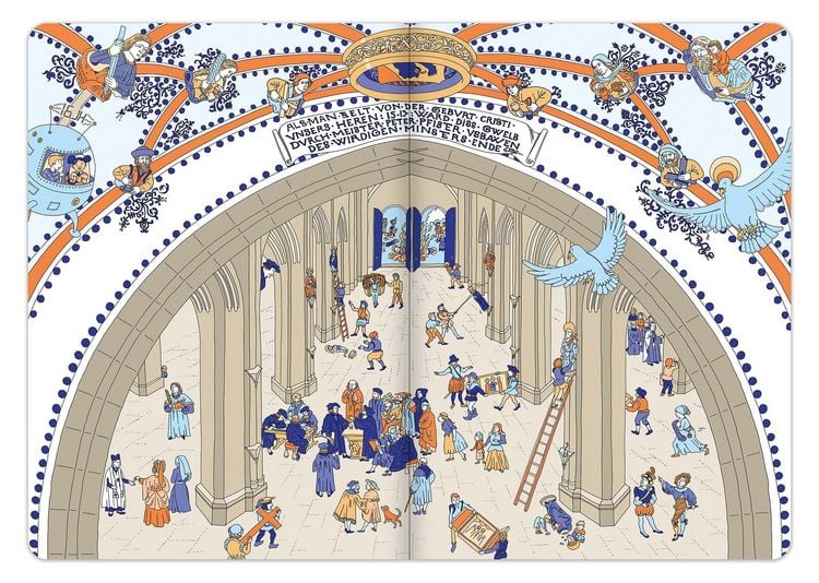 Produktbild: Das Berner M&uuml;nster Wimmelbuch