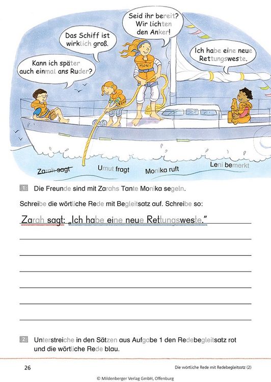 Das Übungsheft Deutsch 4