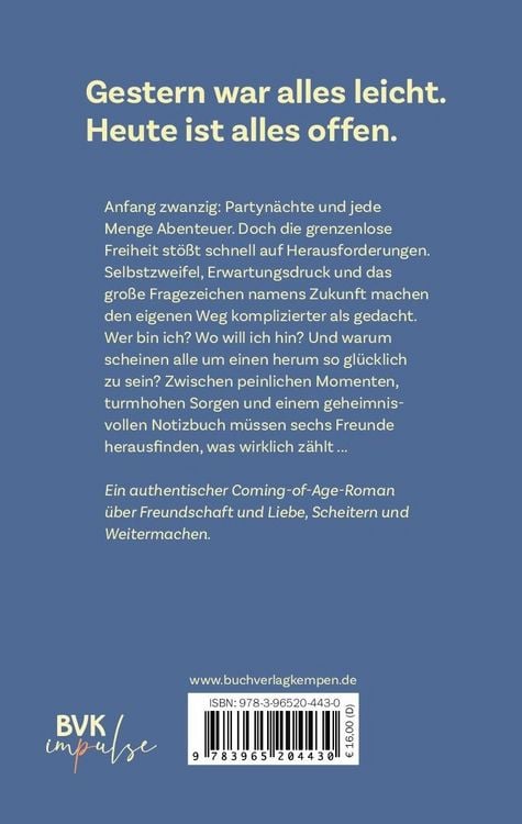 Produktbild: Und morgen dann erwachsen
