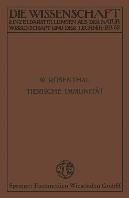 Produktbild: Tierische Immunit&auml;t