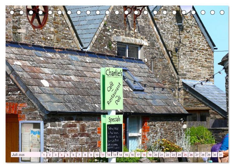 Produktbild: Cornwall im Fr&uuml;hling (Tischkalender 2026 DIN A5 quer), CALVENDO Monatskalender