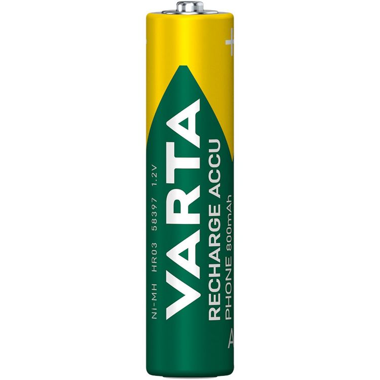 Produktbild: Varta Batterien RECHARGE ACCU Phone AAA 800mAh 2 St&uuml;ck