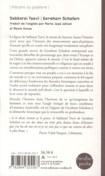 Produktbild: Sabbata&iuml; Tsevi : le messie mystique, 1626-1676