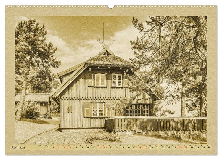 Produktbild: Das Baltikum - Ein Kalender im Zeitungsstil (hochwertiger Premium Wandkalender 2026 DIN A2 quer), Kunstdruck in Hochglanz