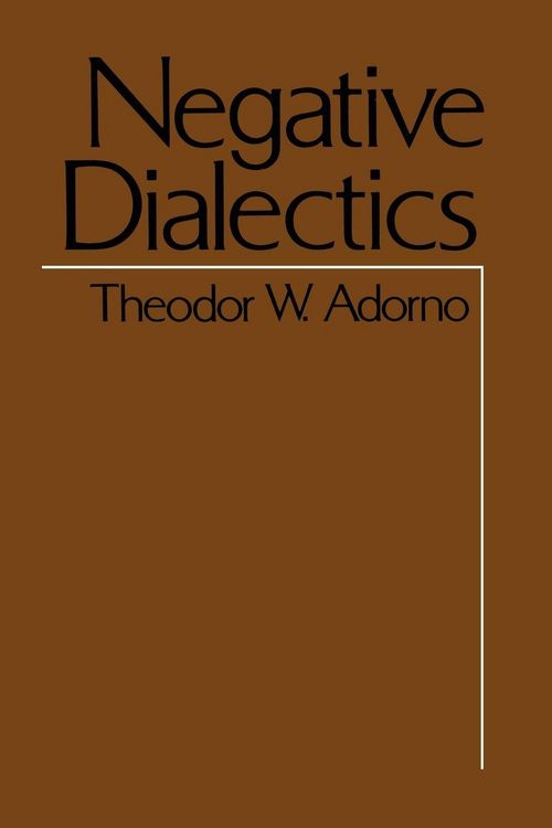 Produktbild: Negative Dialectics