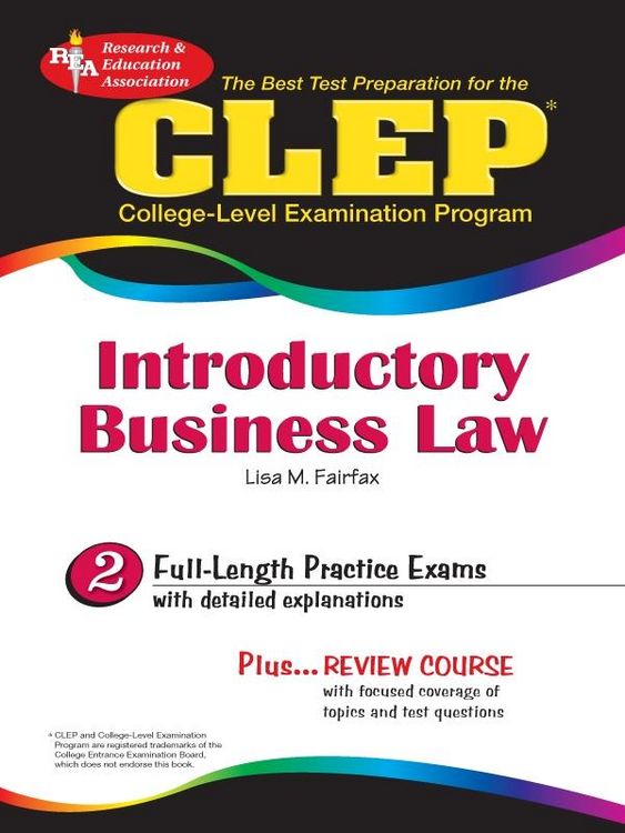 Produktbild: CLEP Introductory Business Law