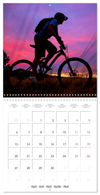 Produktbild: Mountain biking: Up hill and down dale (Wall Calendar 2026 12 &times; 12 Inch) CALVENDO 12 Month Wall Calendar