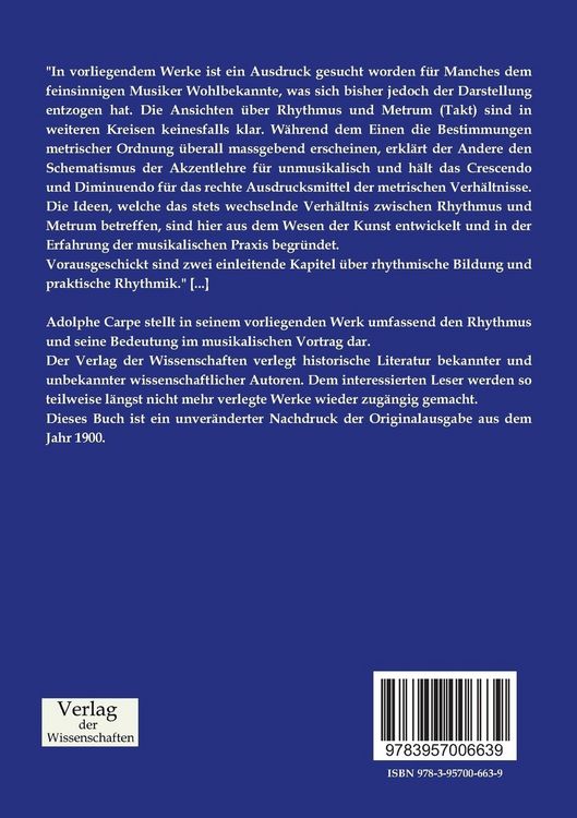 Produktbild: Der Rhythmus
