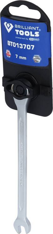 Produktbild: Brilliant Tools BT013707 BT013707 Ring-Ratschenschl&uuml;ssel Schl&uuml;sselweite (Metrisch) 7mm