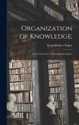 Produktbild: Organization of Knowledge;
