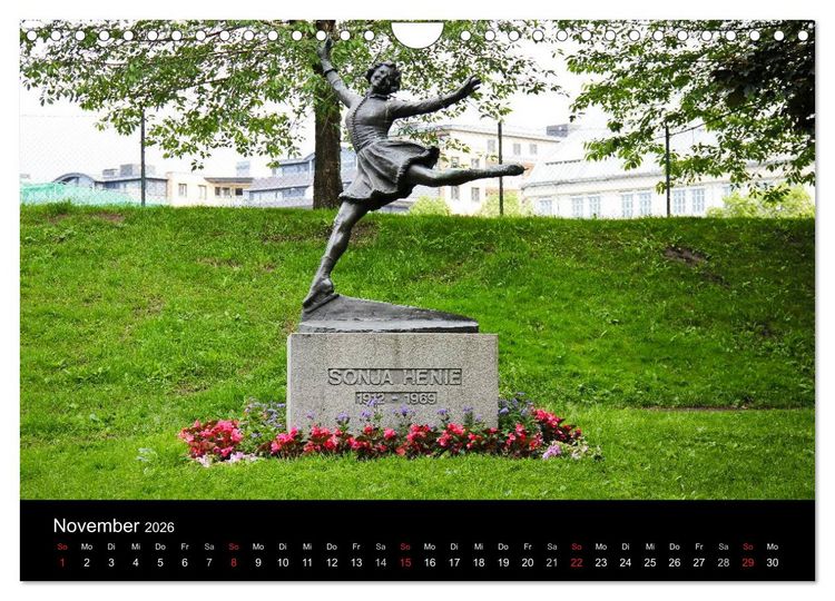 Produktbild: Oslo (Wandkalender 2026 DIN A4 quer), CALVENDO Monatskalender