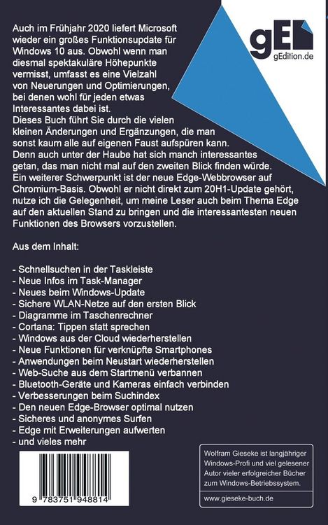 Produktbild: Windows 10 Update - Fr&uuml;hjahr 2020