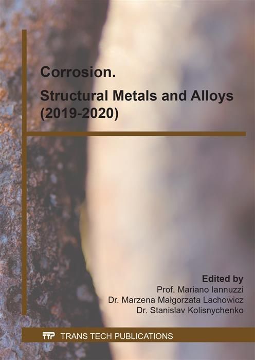 Produktbild: Corrosion. Structural Metals and Alloys (2019-2020)