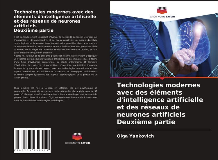 Produktbild: Technologies modernes avec des &eacute;l&eacute;ments d'intelligence artificielle et des r&eacute;seaux de neurones artificiels Deuxi&egrave;me partie