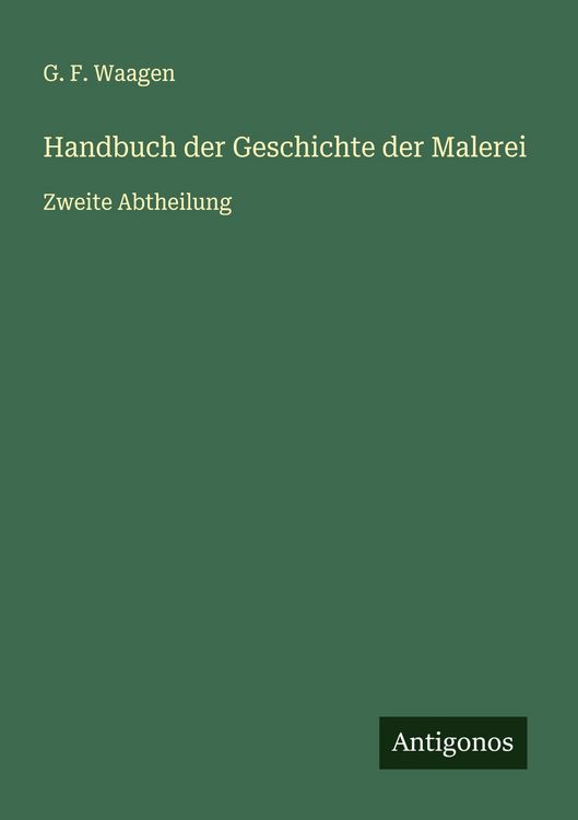 Produktbild: Handbuch der Geschichte der Malerei