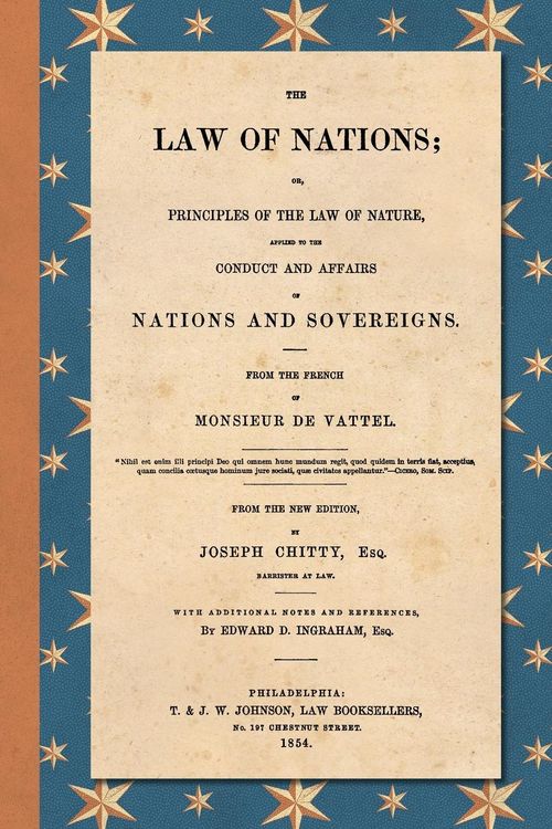 Produktbild: The Law of Nations (1854)