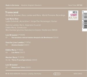 Produktbild: Transcend-Werke f&uuml;r Akkordeon & Gtarre