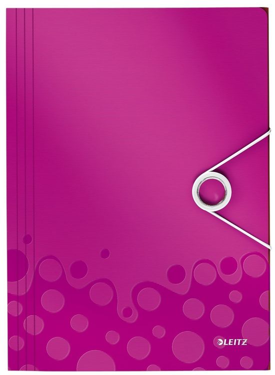 Produktbild: LEITZ Eckspannermappe WOW pink metallic DIN A4