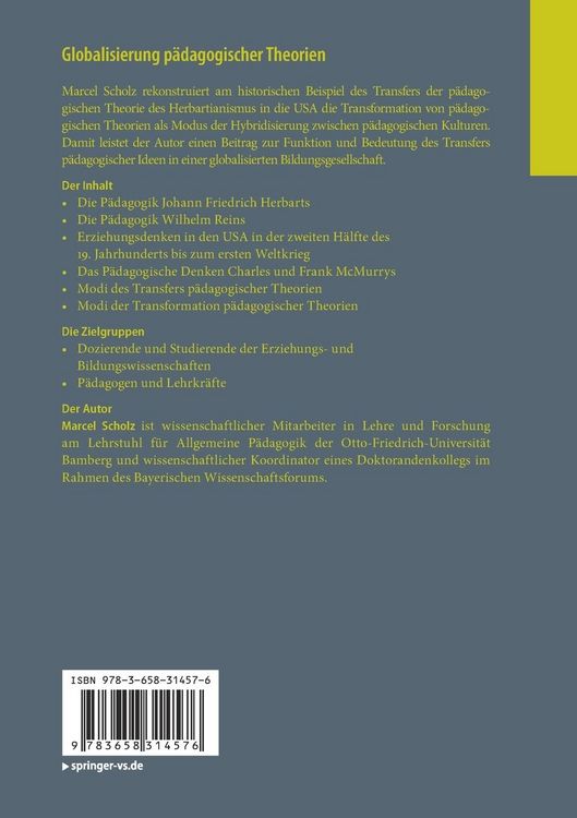 Produktbild: Globalisierung p&auml;dagogischer Theorien