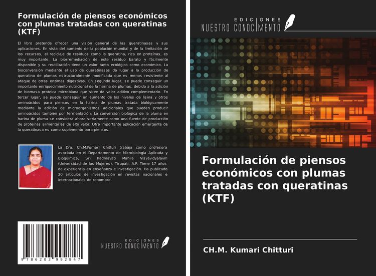 Produktbild: Formulaci&oacute;n de piensos econ&oacute;micos con plumas tratadas con queratinas (KTF)