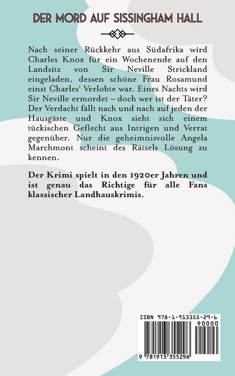 Produktbild: Der Mord auf Sissingham Hall