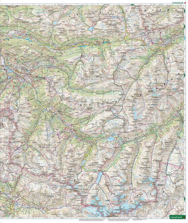 Produktbild: Freytag & berndt Wanderkarte WK 374 Montafon, Klostertal - Silvretta 1:50.000
