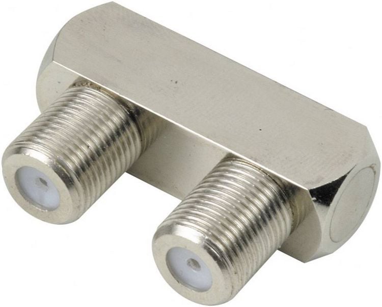 Produktbild: Renkforce 0403444 F-Verbinder U-Form Anschl&uuml;sse: F-Buchse, F-Buchse 1St.