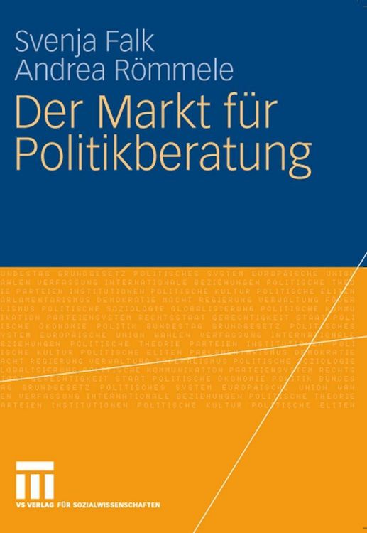 Produktbild: Der Markt f&uuml;r Politikberatung