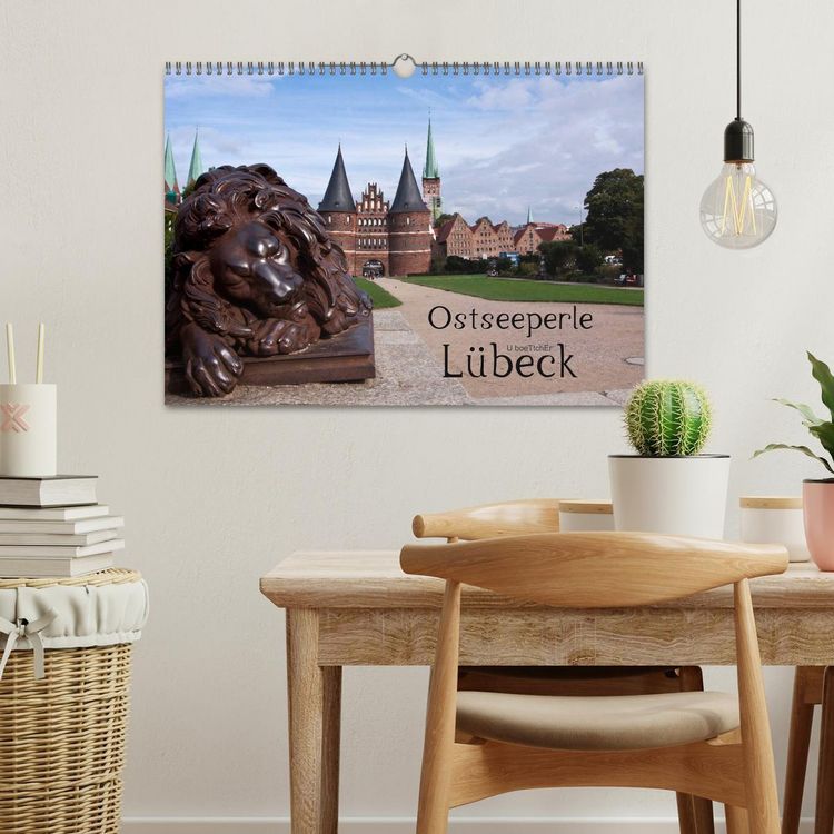 Produktbild: Ostseeperle L&uuml;beck (Wandkalender 2026 DIN A3 quer), CALVENDO Monatskalender