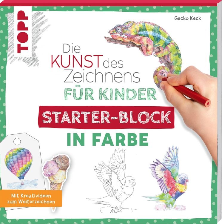 Bild vom Artikel Die Kunst des Zeichnens für Kinder Starter-Block - In Farbe vom Autor Gecko Keck