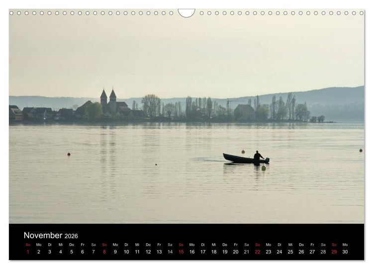 Produktbild: Ein Jahr am BODENSEE (Wandkalender 2026 DIN A3 quer), CALVENDO Monatskalender