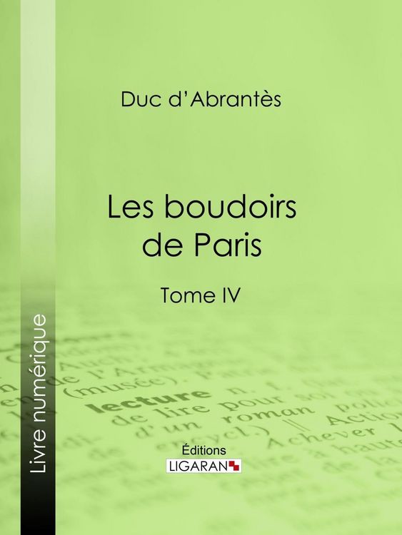 Produktbild: Les Boudoirs de Paris