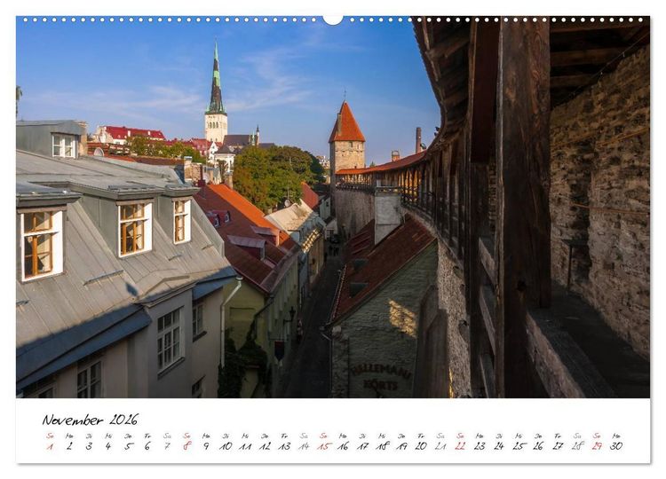 Produktbild: Tallinn Altstadt (Wandkalender 2026 DIN A2 quer), CALVENDO Monatskalender