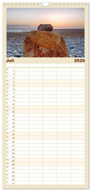 Produktbild: Familienplaner 2026 - Magic Places - Sehnsuchtsorte nah und fern mit 5 Spalten (Wandkalender, 21 x 45 cm) CALVENDO