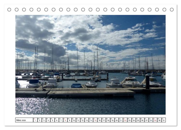 Produktbild: Lanzarote - Playa Blanca (Tischkalender 2026 DIN A5 quer), CALVENDO Monatskalender