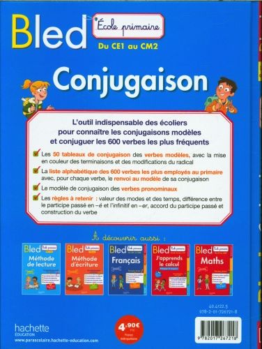Produktbild: BLED Ecole Primaire Conjugaison Du CE1 au CM2